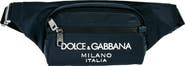 Dolce&Gabbana Rubber Logo Nylon Belt Bag