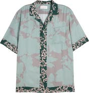 Dries Van Noten Carltone Short Sleeve Button-Up Shirt