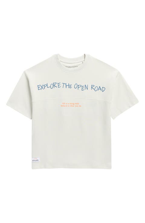 Kids' Embroidered Car T-Shirt (Big Kid)