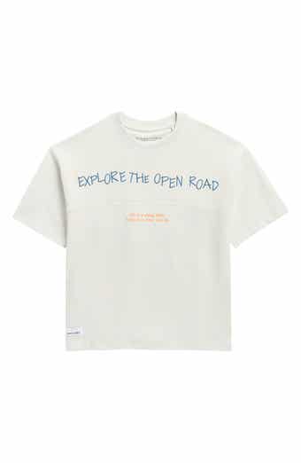 DENIM AND FLOWER Kids' Embroidered Car T-Shirt