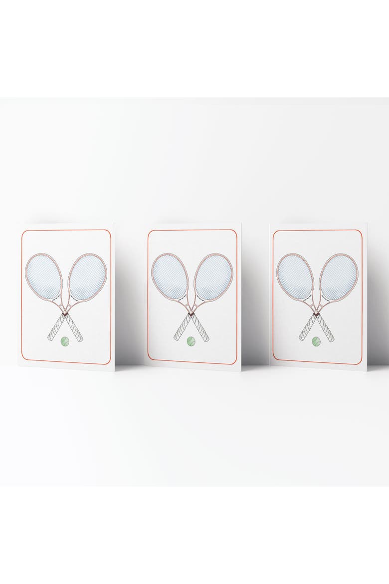 Everyday Greeting Card Pack (3ct) "Tennis Weekender Society", Main, color, Multi-Pack