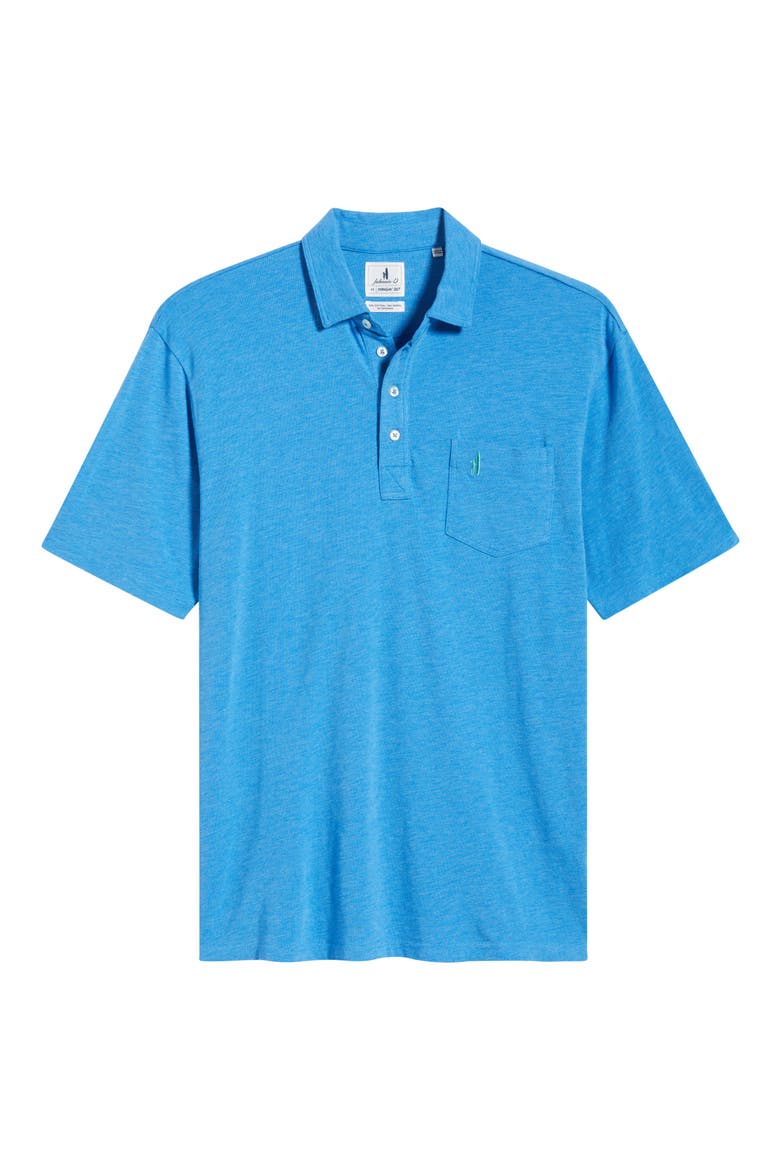 Heathered Original 2.0 Regular Fit Polo, Alternate, color, VENICE BLUE