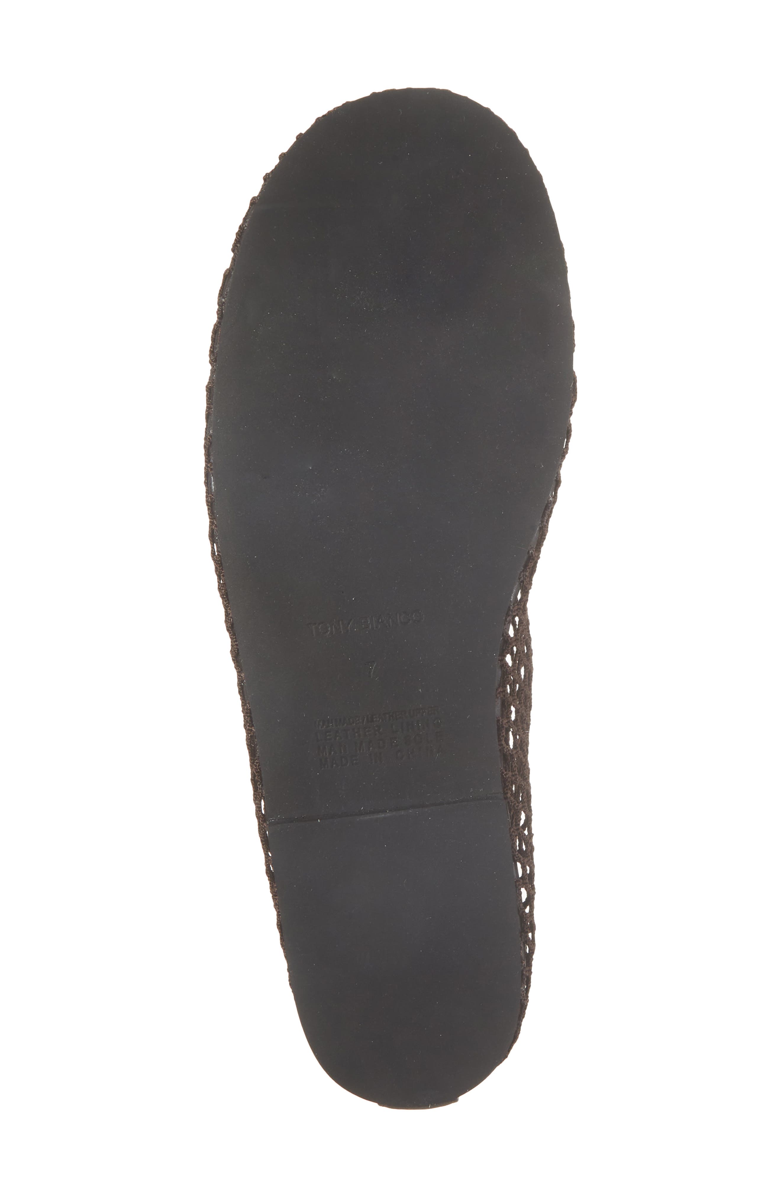 Tony Bianco Mazey Ballet Flat, Alternate, color, Chocolate Mesh