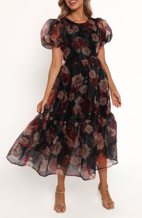 Elspeth Floral Midi Dress