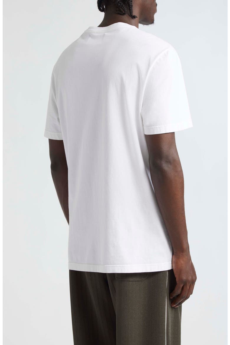 Small Star Cotton Logo Tee, Alternate, color, WHITE