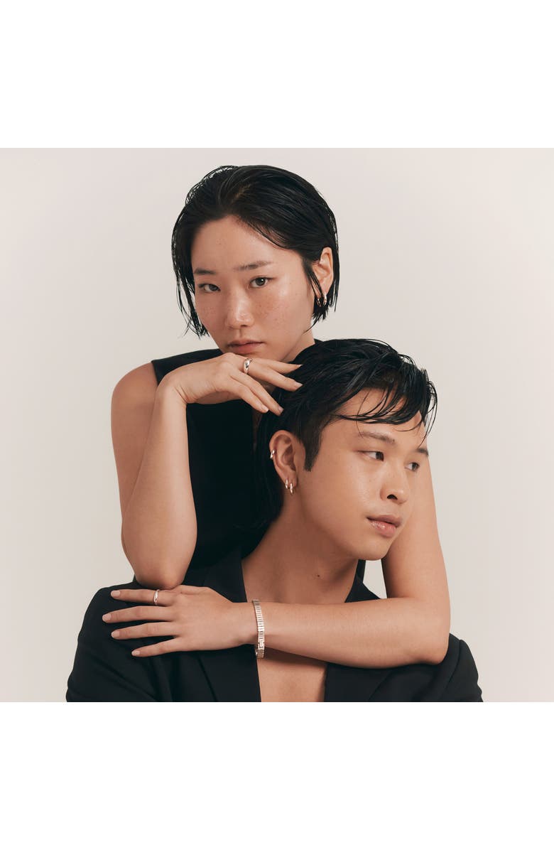 LOUPN Ehwa Floral Dome Ring, Alternate, color, Silver