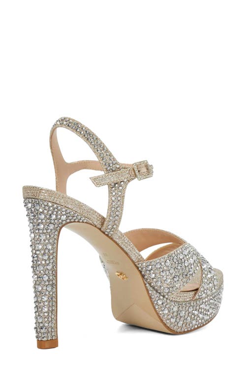 Dune London Mayve Ankle Strap Platform Sandal In Black