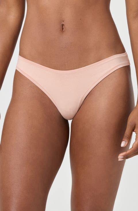 Cotton Blend Thong