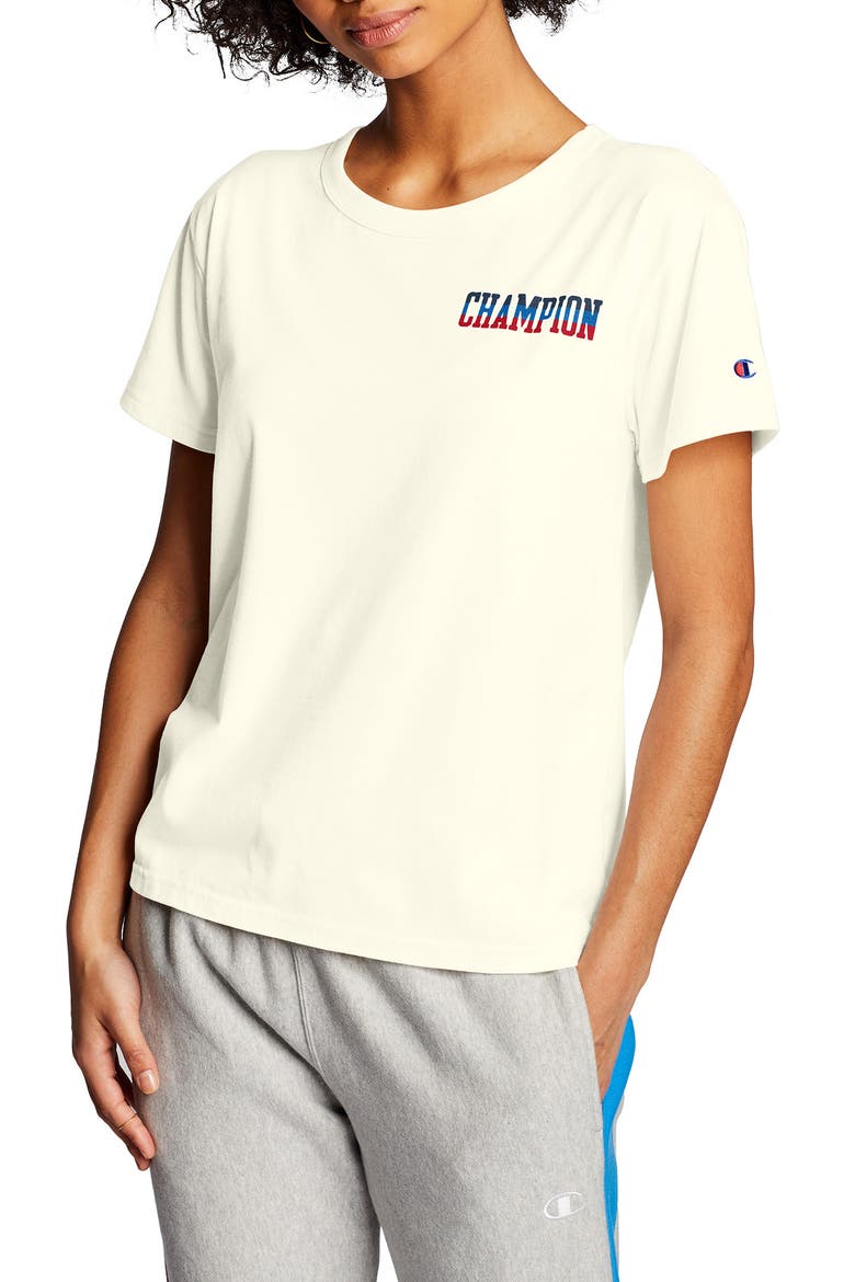 The Original Graphic Tee, Main, color, CHALK WHITE