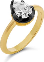 SHYMI Pear Solitaire Ring