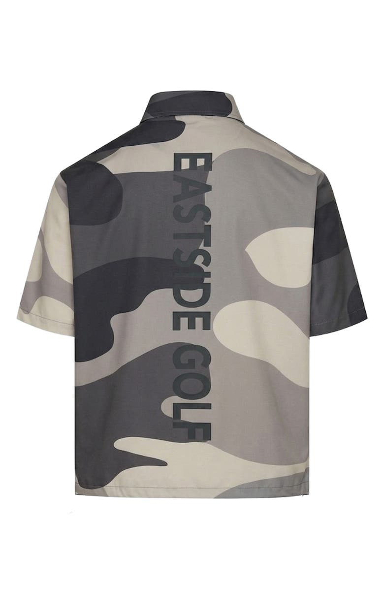 Eastside Golf Breaker Camouflage Performance Golf Polo, Alternate, color, Charcoal Grey