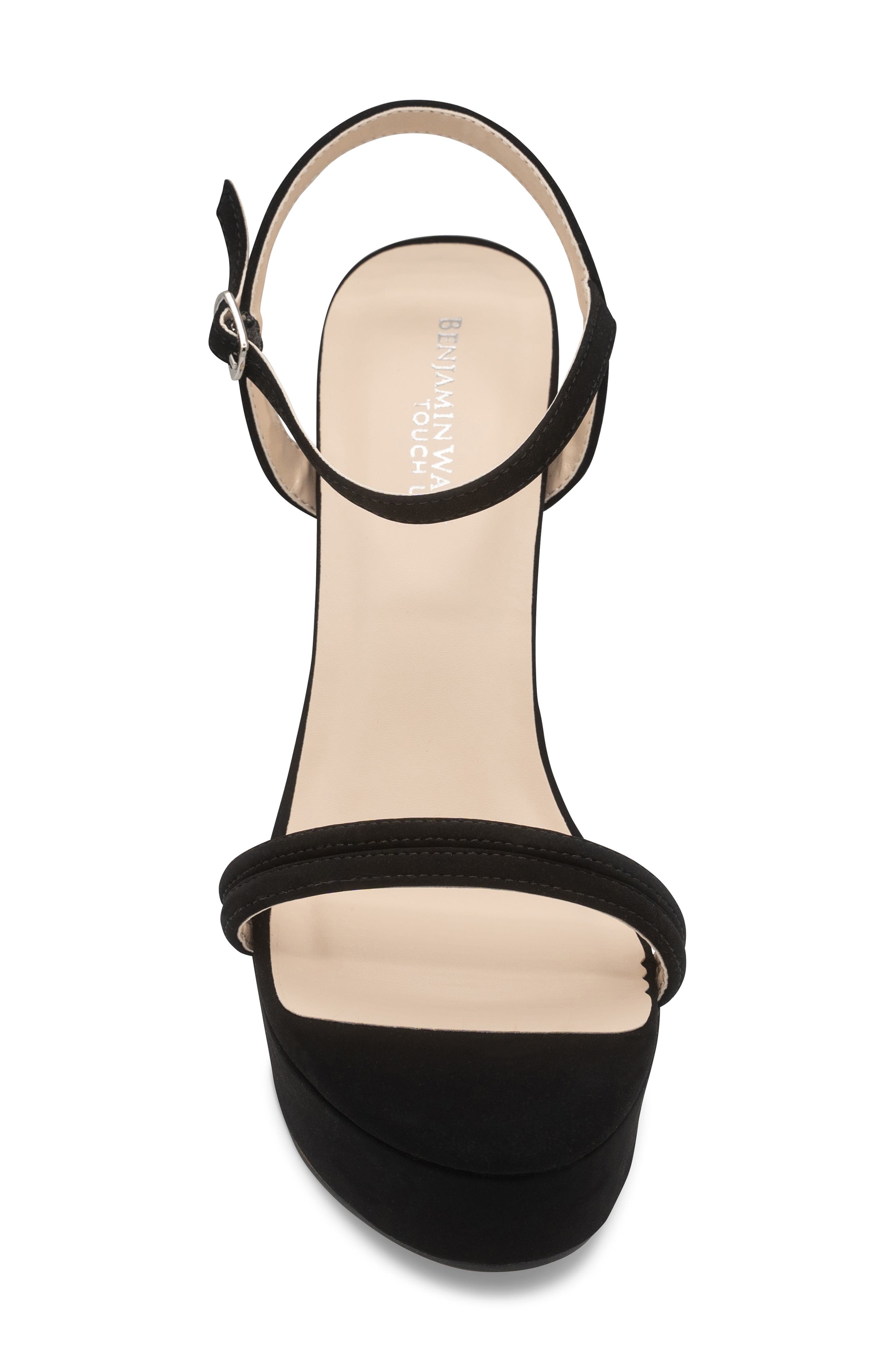 Touch Ups Natalia Ankle Strap Platform Sandal, Alternate, color, Black
