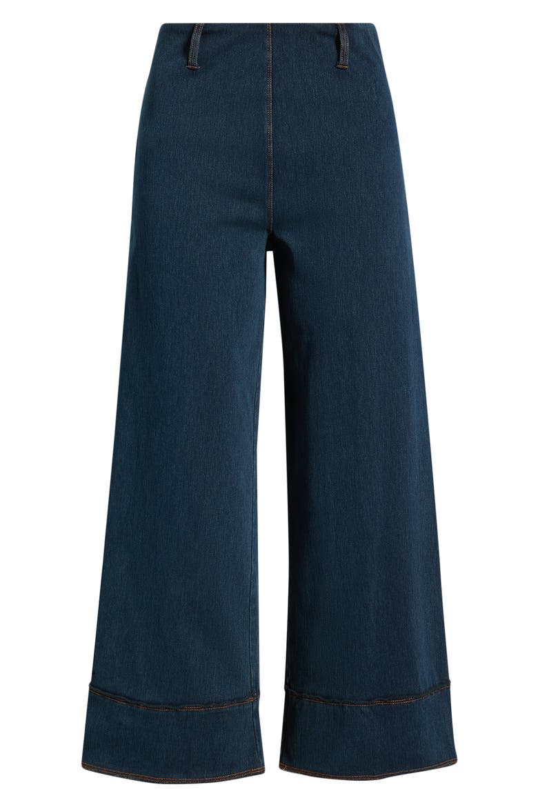 Margo High Waist Crop Jeans, Alternate, color, INDIGO