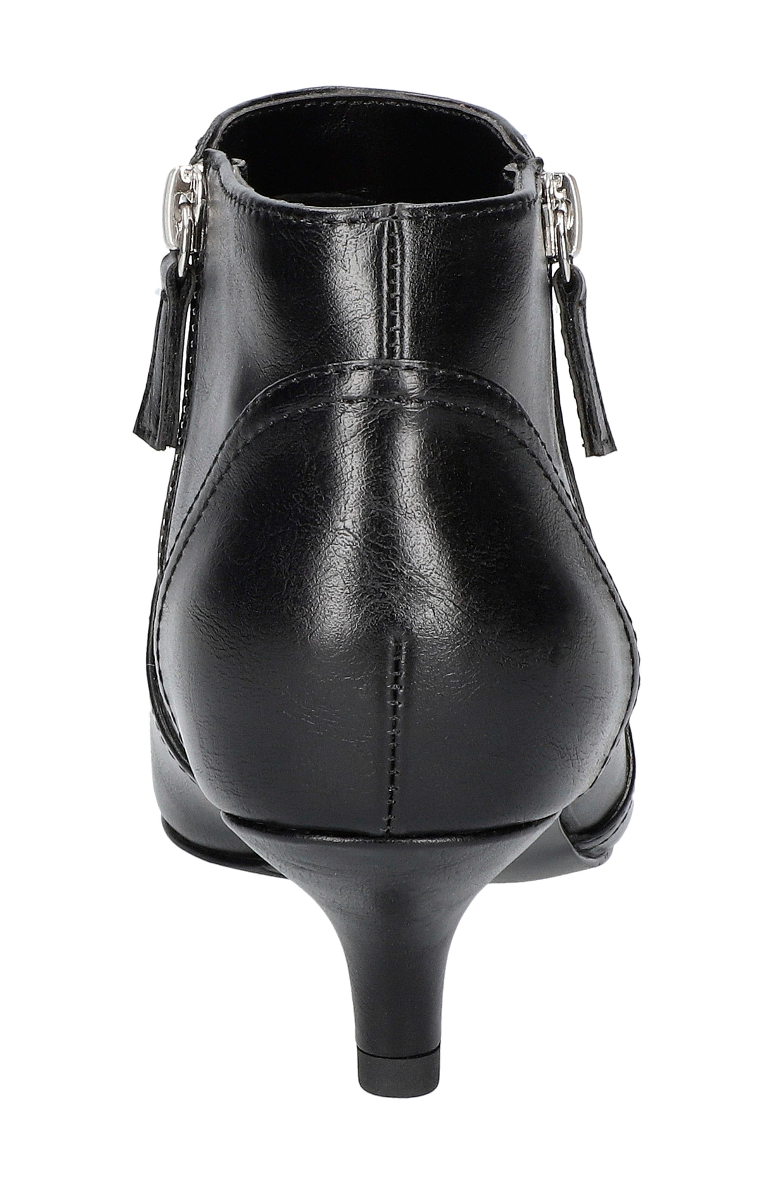 EASY STREET Annalee Kitten Heel Bootie, Alternate, color, Black