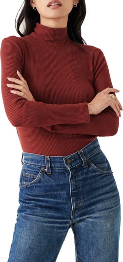 Roscoe Legend Rib Mock Neck Top