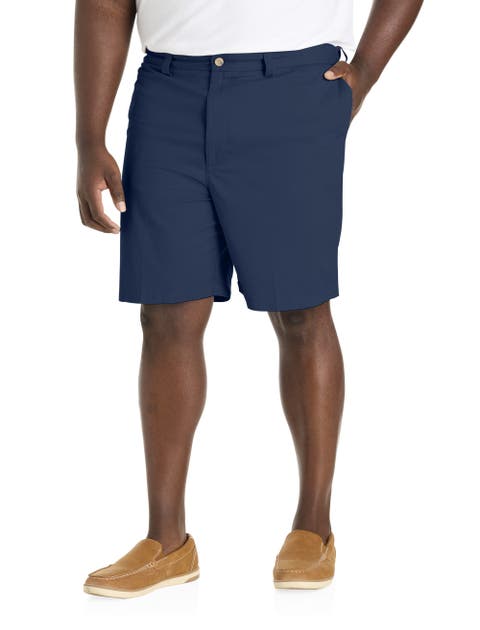 Big & Tall Waist-Relaxer Cotton Shorts