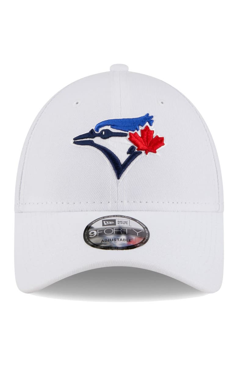 New Era Men's New Era White Toronto Blue Jays League II 9FORTY Adjustable Hat, Alternate, color,