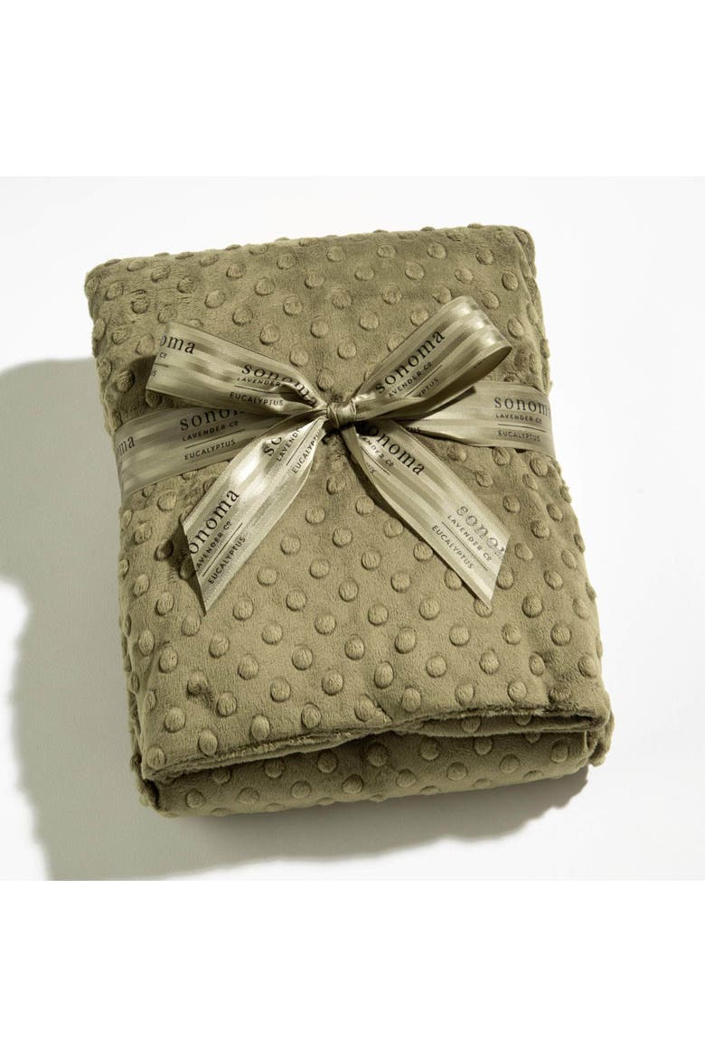 Eucalyptus Spa Blankie, Alternate, color, Loden  Green