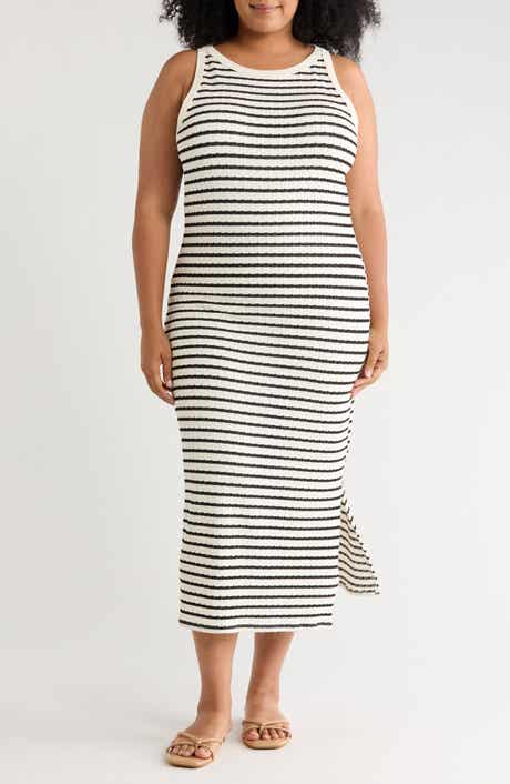 Stripe Midi Tank Dress