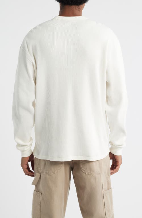 Dickies Waffle Logo Crewneck T-shirt In White