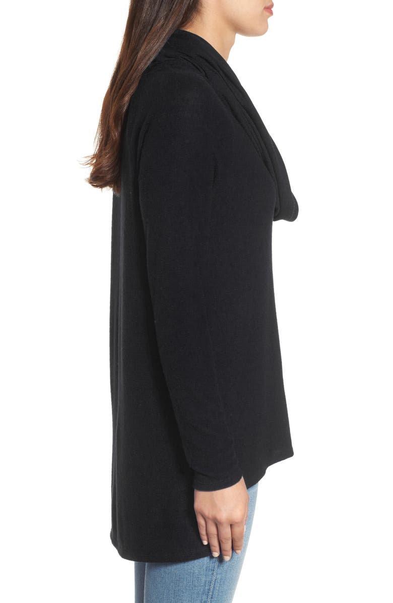 GIBSONLOOK Convertible Neckline Cozy Fleece Tunic, Alternate, color,