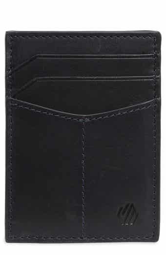 Johnston & Murphy Waxy Leather RFID Card Case