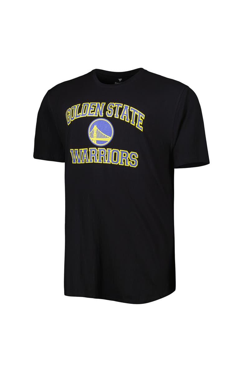 PROFILE Men's Black Golden State Warriors Big & Tall Heart & Soul T-Shirt, Alternate, color, Black