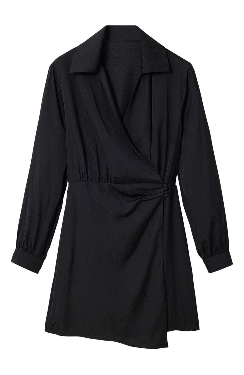 Desigual Matisse Long Sleeve Wrap Dress, Alternate, color, 