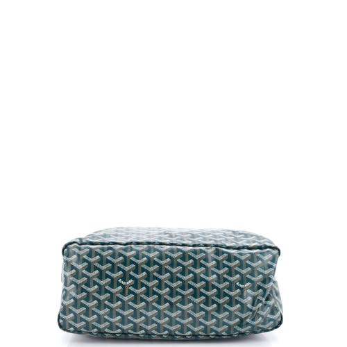 Pre-owned Goyard  Goyard Boheme Hobo Printed Coated Canvas In Green