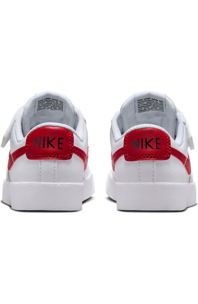 Nike Kids' Blazer Low '77 Low Top Sneaker, Alternate, color, White/ Gym Red/ Black