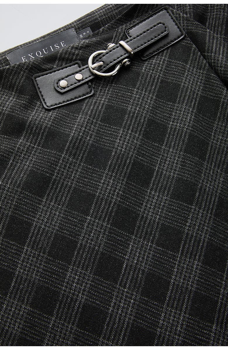 Exquise Scarlette A Line Skirt, Alternate, color, Anthracite