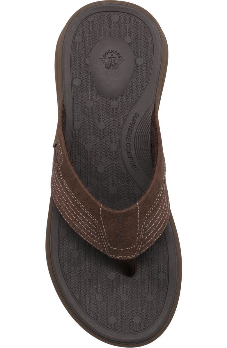 Dockers<sup>®</sup> Cabana Flip Flop, Alternate, color, Dark Brown