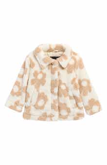 Kids' Floral High-Pile-Fleece Jacket