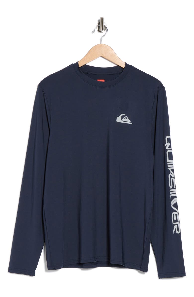 Quiksilver Logo Long Sleeve UPF 50+ Rashguard, Alternate, color,