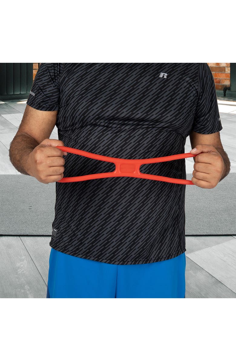 MIND READER 8 Shape Chest Expander Rubber Resistance Band, Alternate, color,