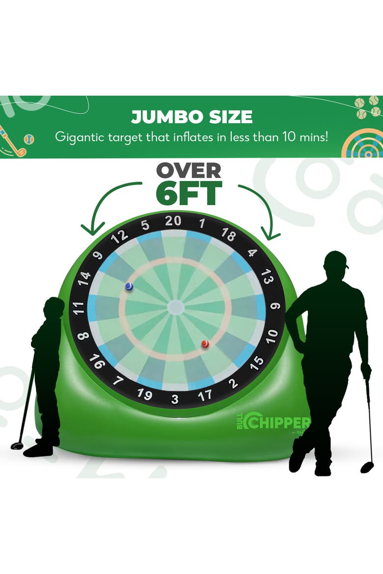 Bull Chipper | Giant Golf Darts, Alternate, color, Green