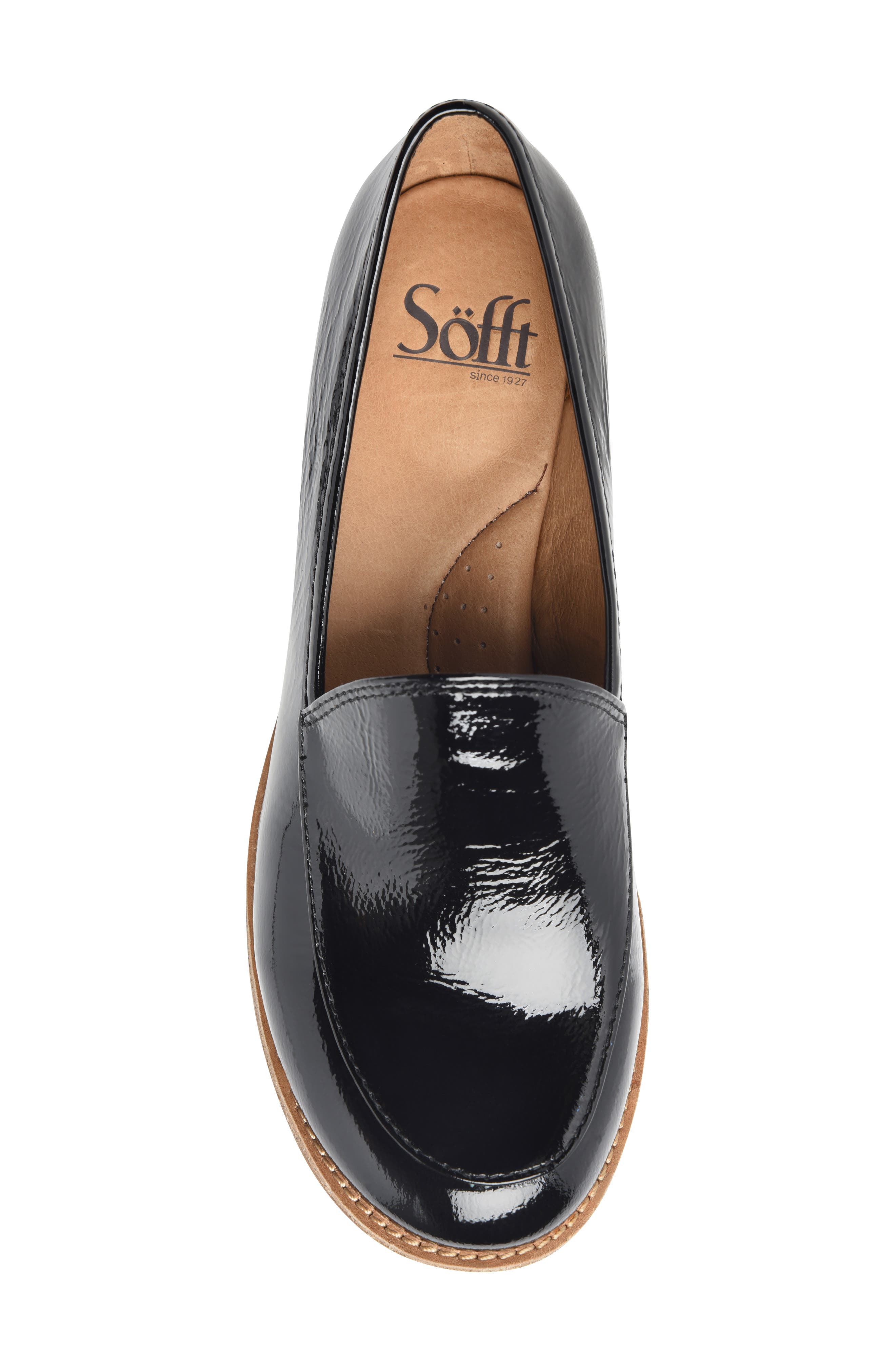 Söfft Napoli Loafer, Alternate, color, Black Patent