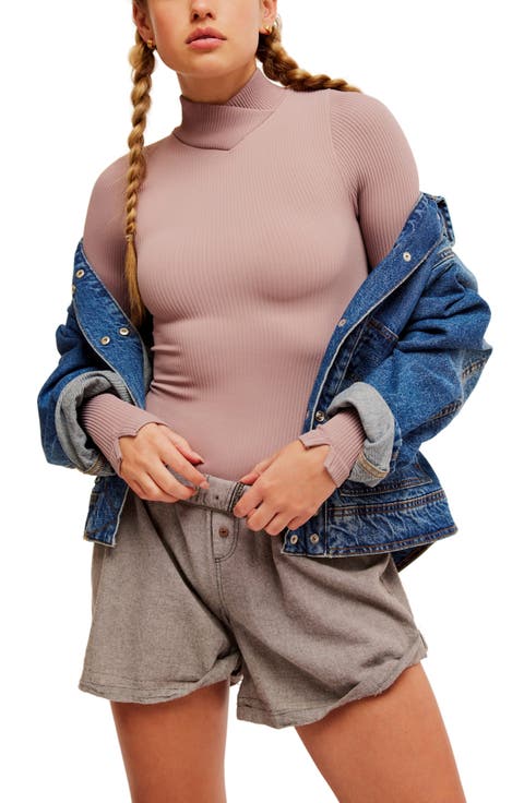 XYZ Mock Neck Bodysuit