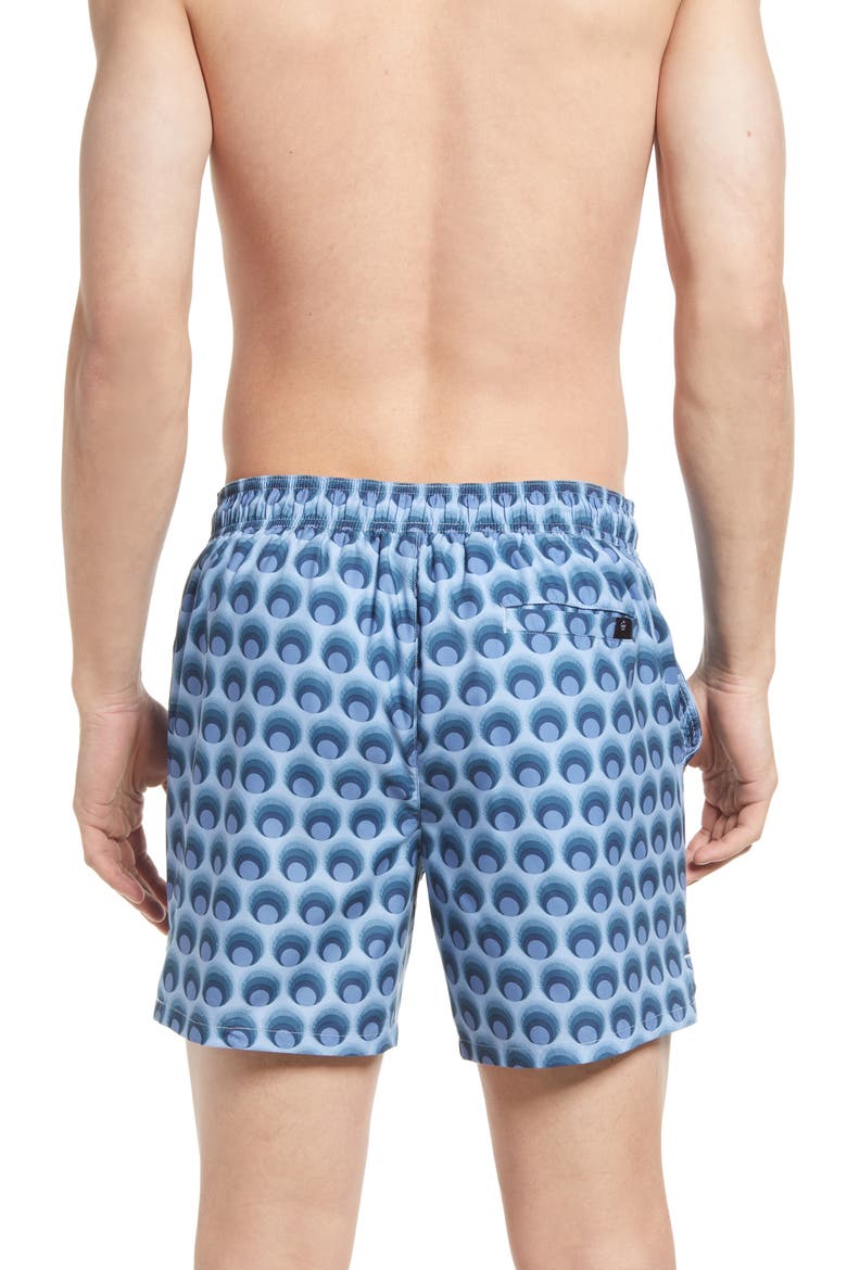 Men's Totley Geometric Swim Trunks, Alternate, color, LIGHT BLUE