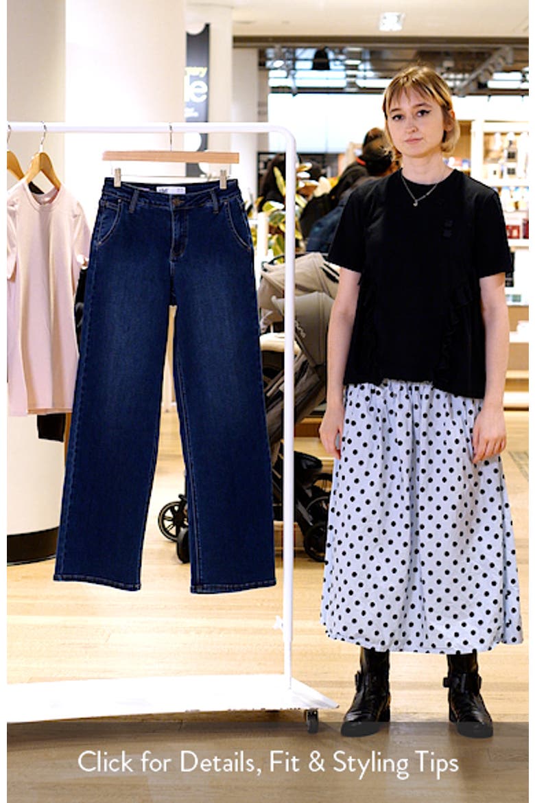 Bella Slanted Pocket Wide Leg Jeans video