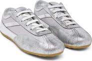 McQueen Boxe Metallic Low Top Sneaker