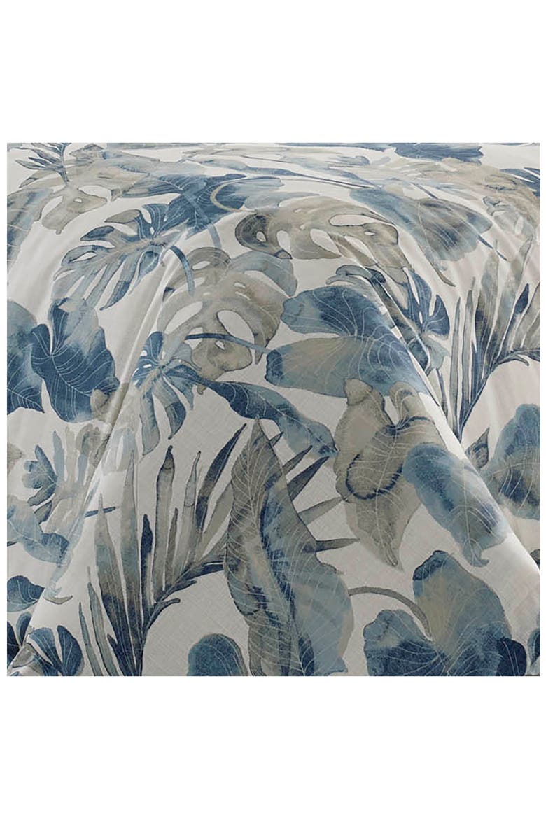 Raw Coast Cotton Duvet Cover & Sham Set, Alternate, color, BLUE