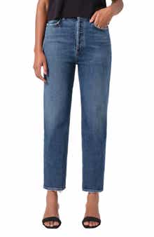 AGOLDE '90s Pinch Waist High Waist Crop Straight Leg Jeans