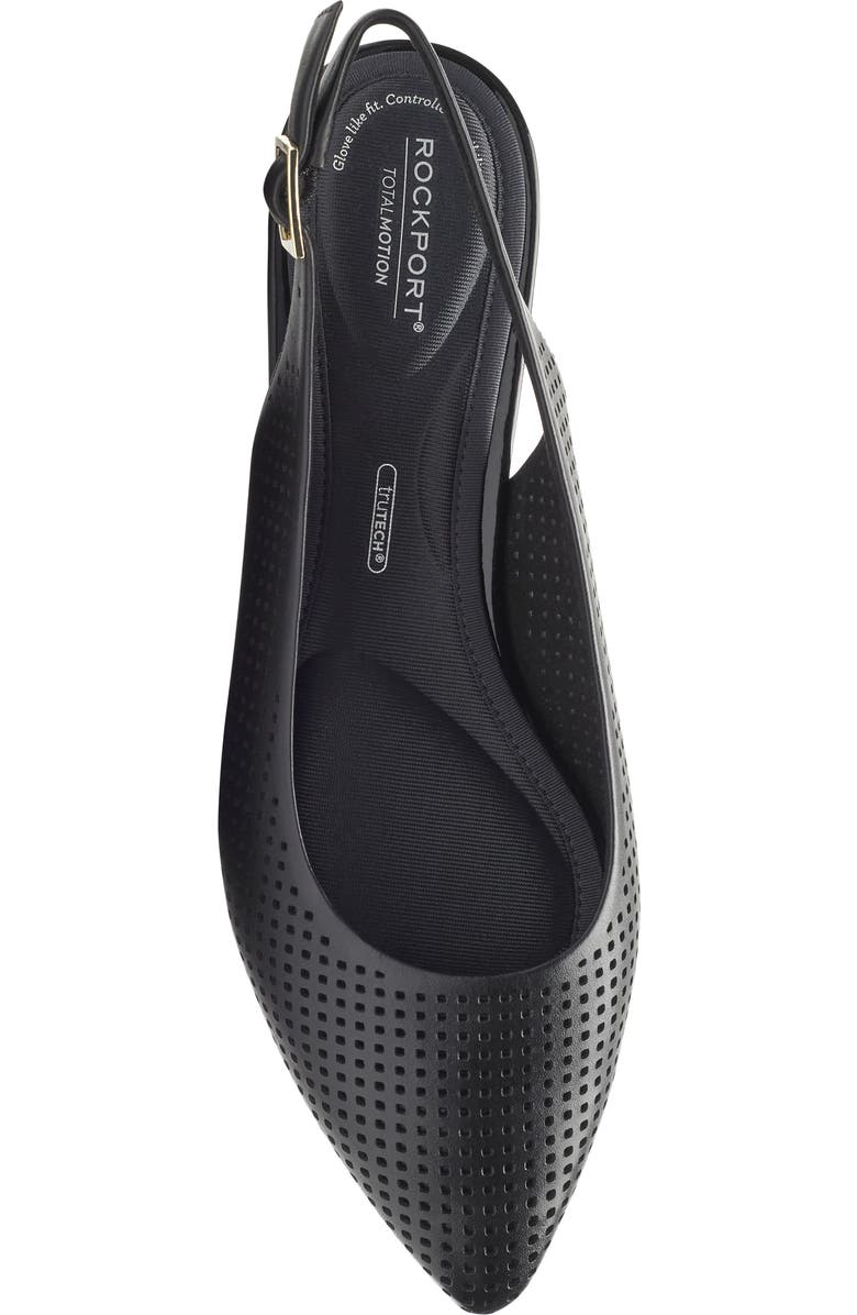 Rockport Adelyn Perforated Slingback Flat, Alternate, color,
