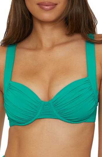 Becca Color Code Underwire Bikini Top In Blue