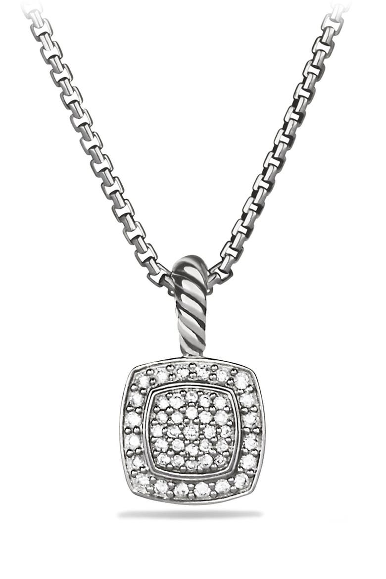 Albion Petite Pendant Necklace with Diamonds, Main, color, DIAMOND