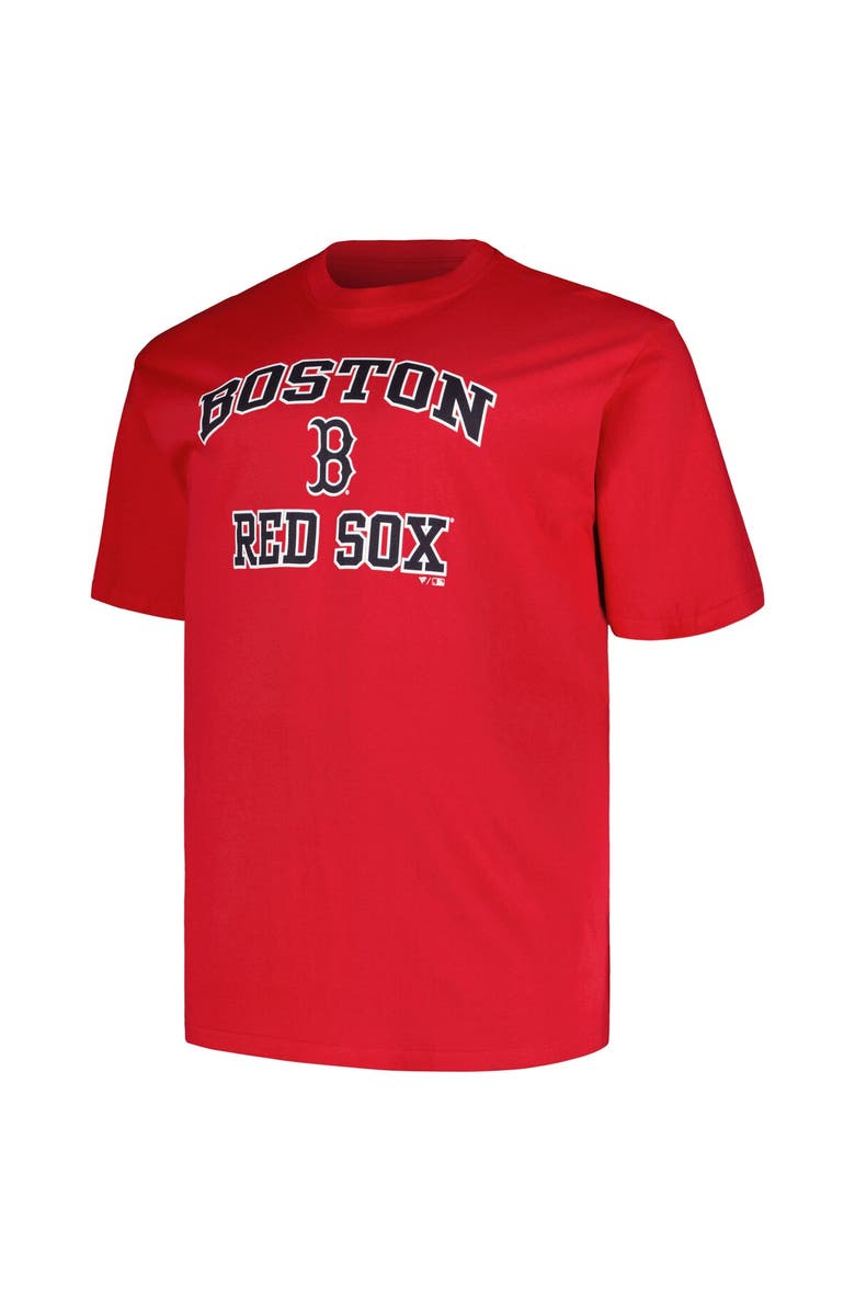 FANATICS Men's Fanatics Branded Red Boston Red Sox Big & Tall Heart T-Shirt, Alternate, color, 