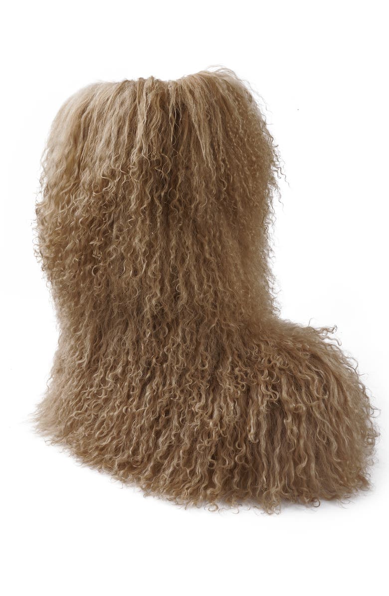 ZIGI Risha Genuine Shearling Knee High Boot, Main, color, Natural