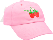 Bits & Bows Strawberry Fields Twill Bow Baseball Hat