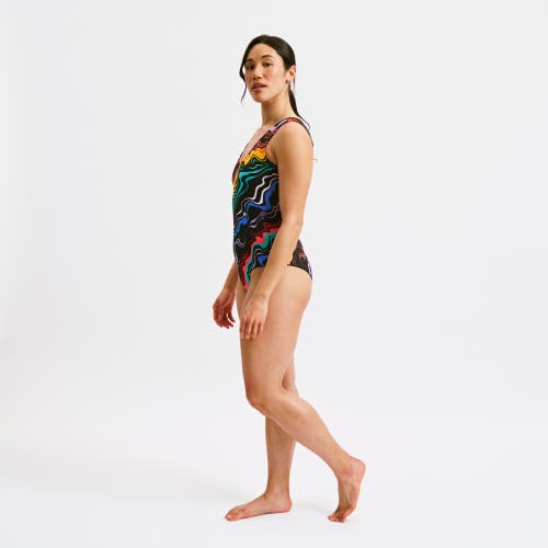 Tomboyx Reversible Swim One-piece In Multi